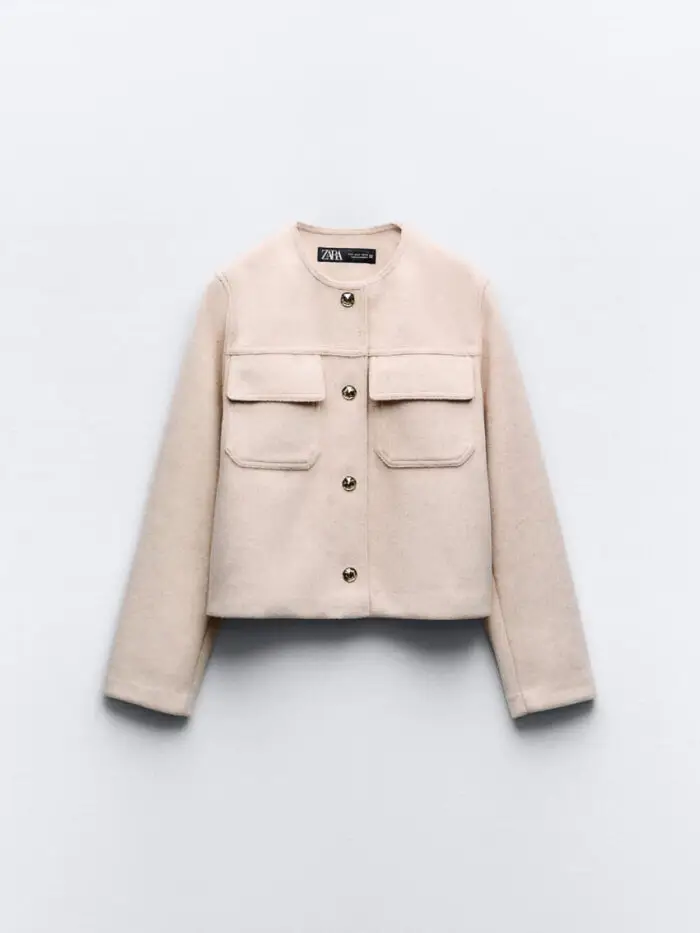 Zip Back Tube Denim Top