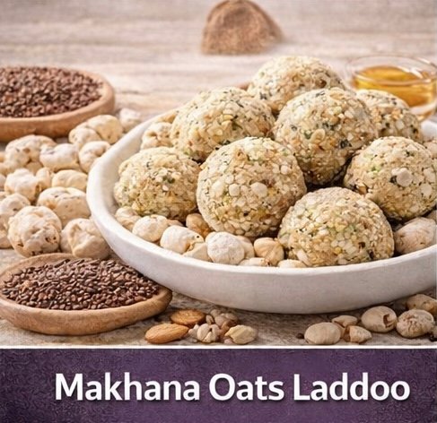Makhana Oats Laddoo
