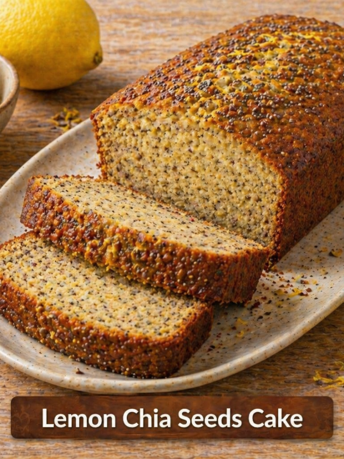 Lemon Chia Seeds Cake (500g)
