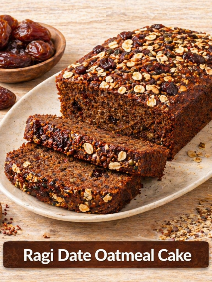 Ragi Date Oatmeal Cake (500g)