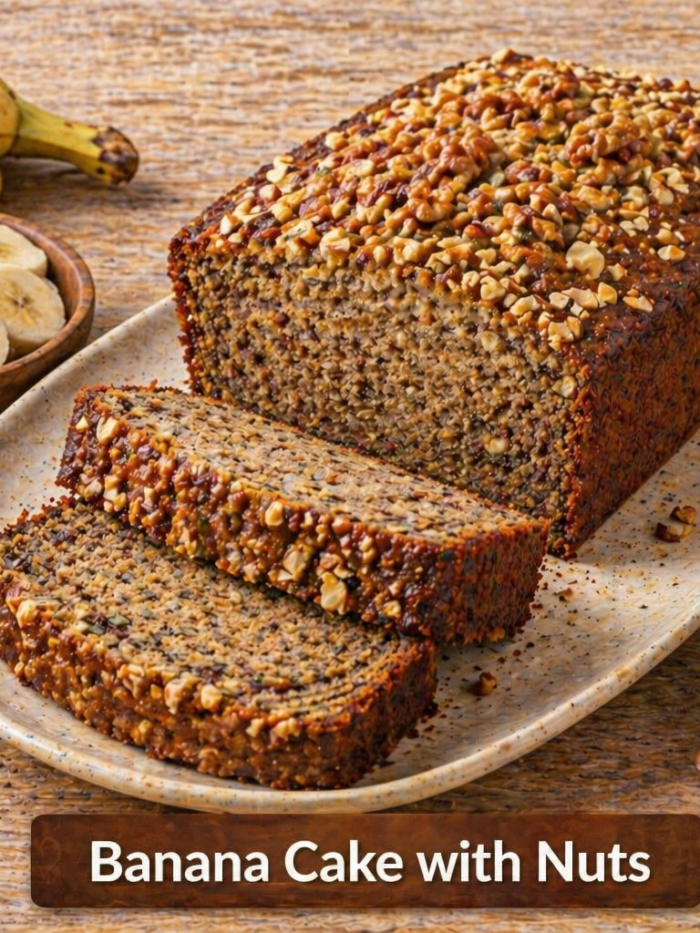Banana Cake with Nuts (500g)