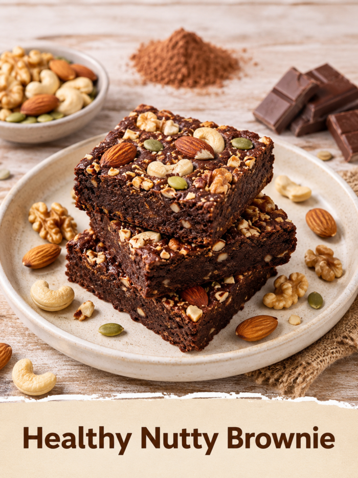 Healthy Nutty Brownie