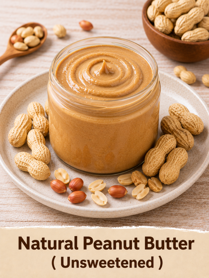 Natural Peanut Butter (Unsweetened)
